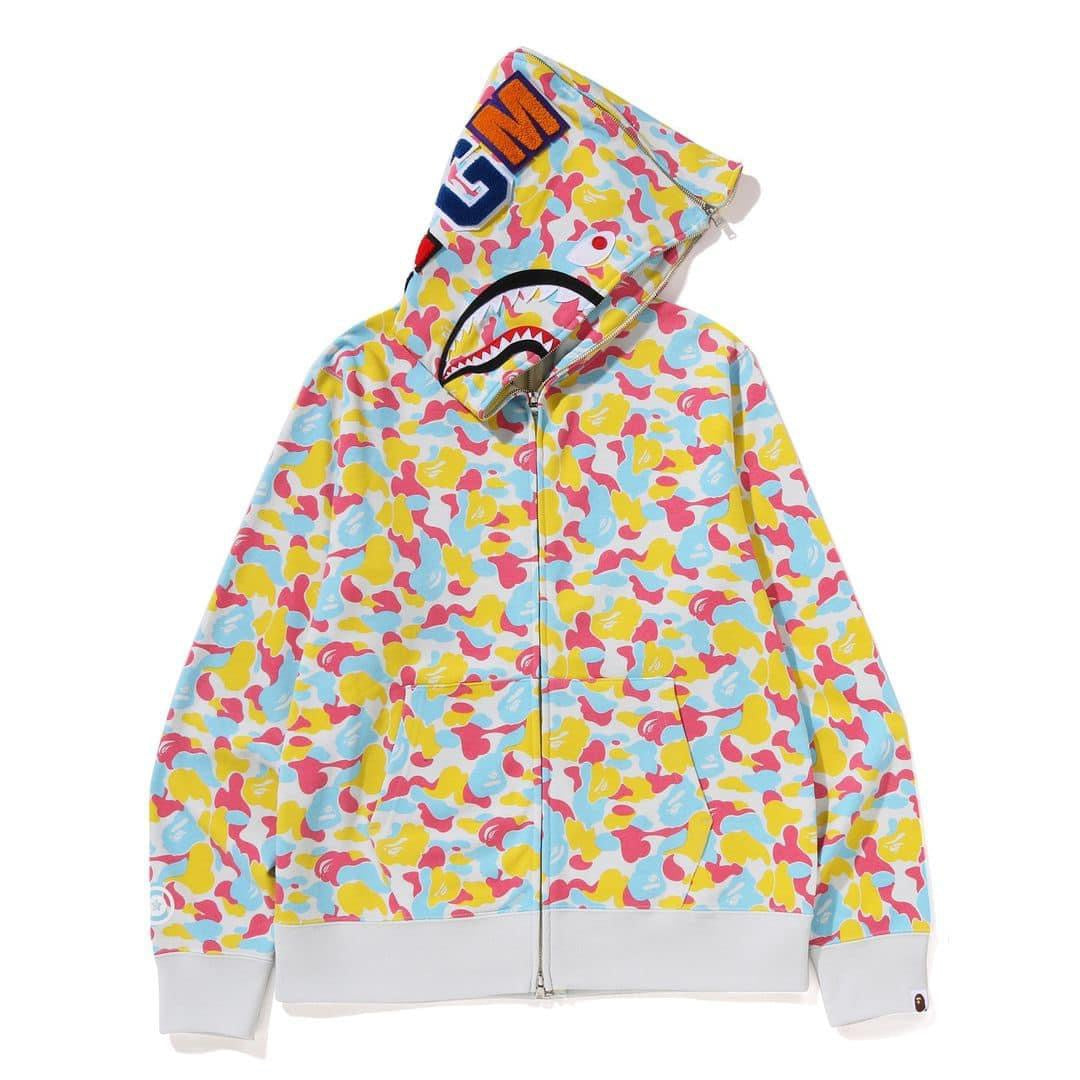 A BATHING APE BAPE CHINA LIMITED COLLECTION BAPE STORE SANYA SEPARATE SHARK FULL ZIP HOODIE