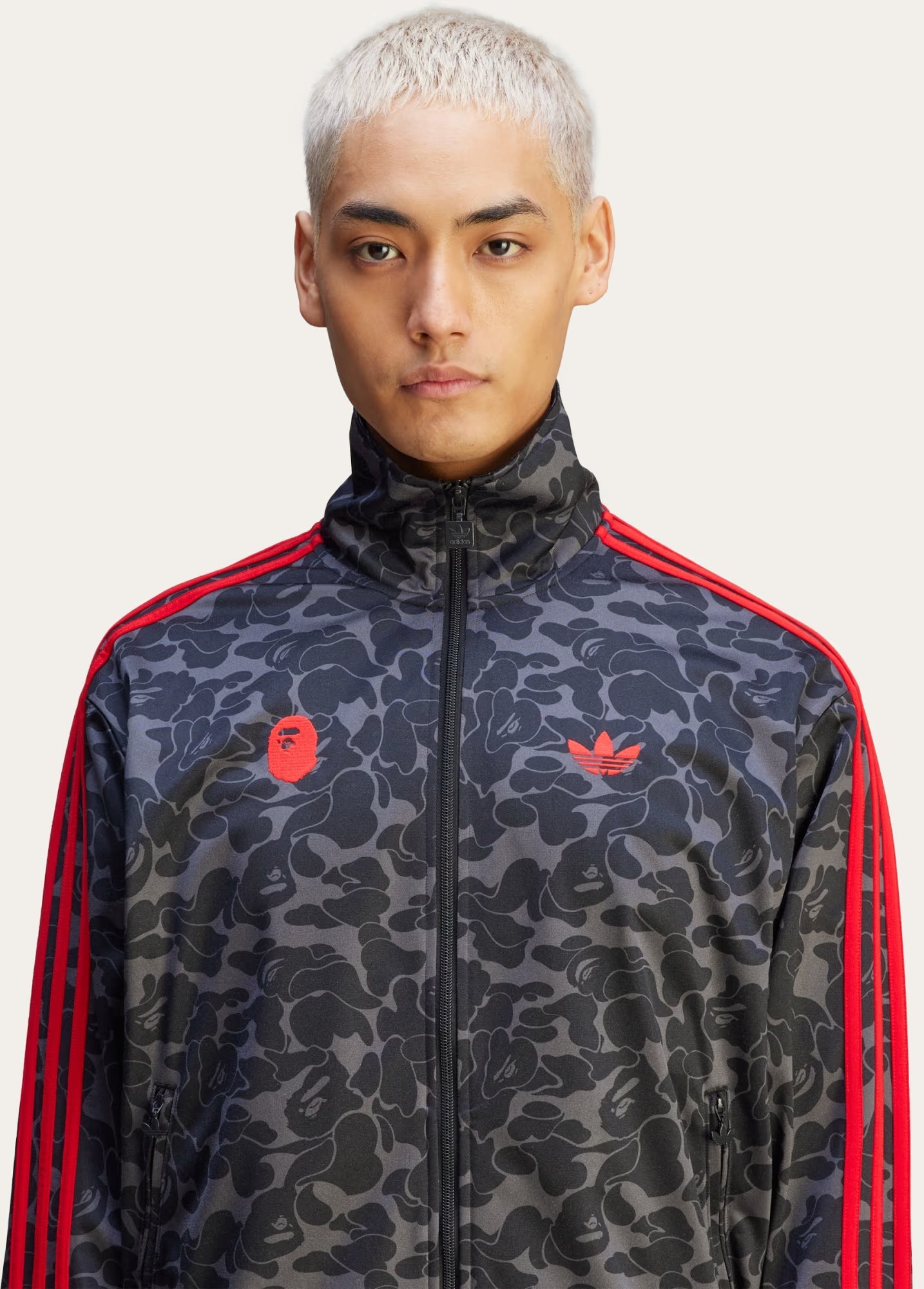 A BATHING APE BAPE x ADIDAS FIREBIRD TRACK TOP BLACK