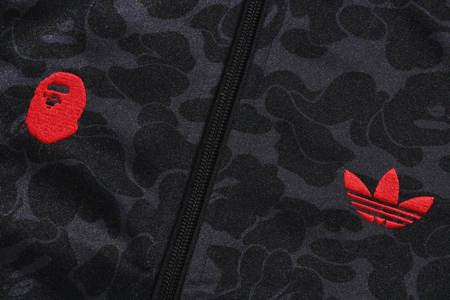 A BATHING APE BAPE x ADIDAS FIREBIRD TRACK TOP BLACK