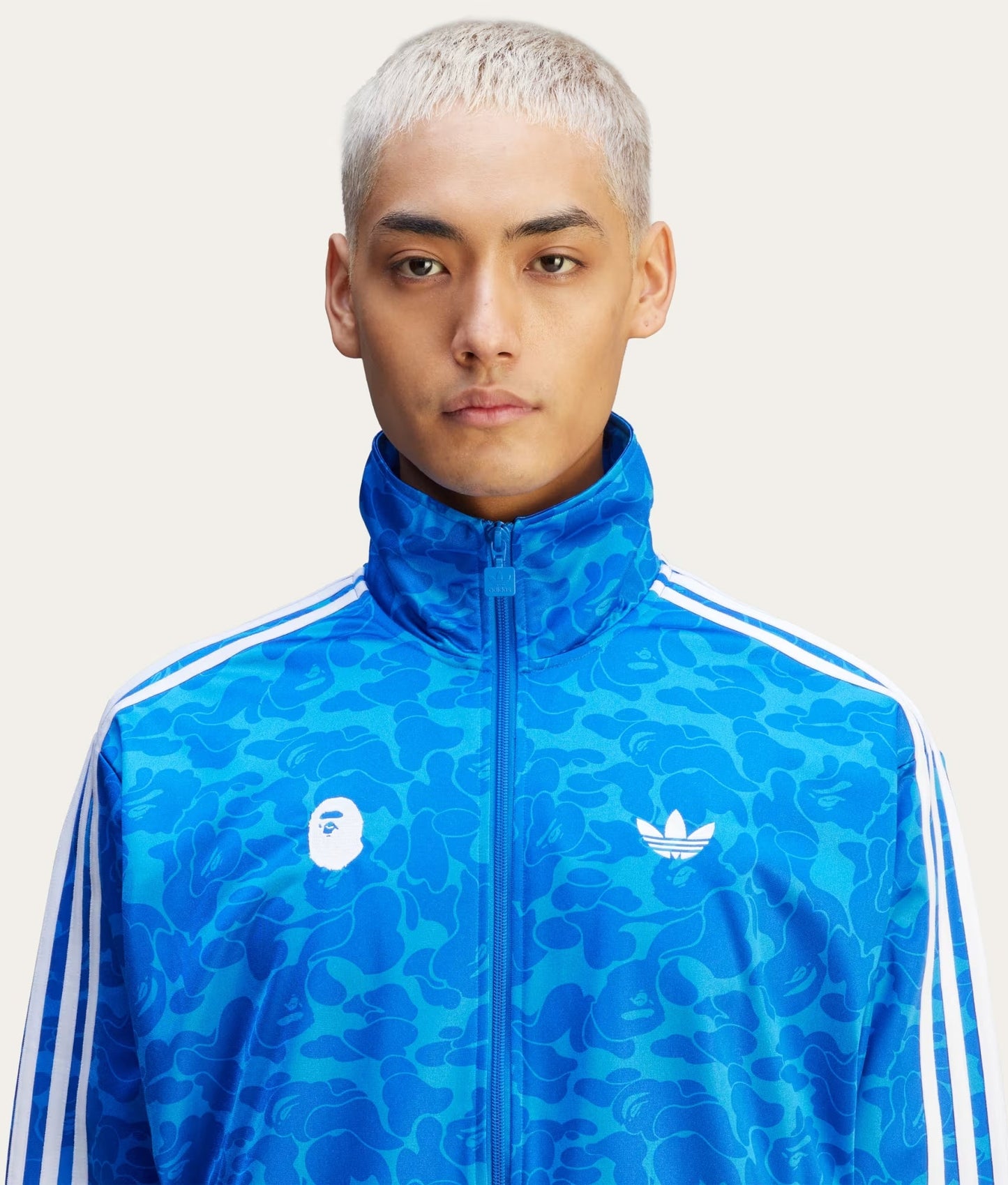 A BATHING APE BAPE x ADIDAS FIREBIRD TRACK TOP BLUE