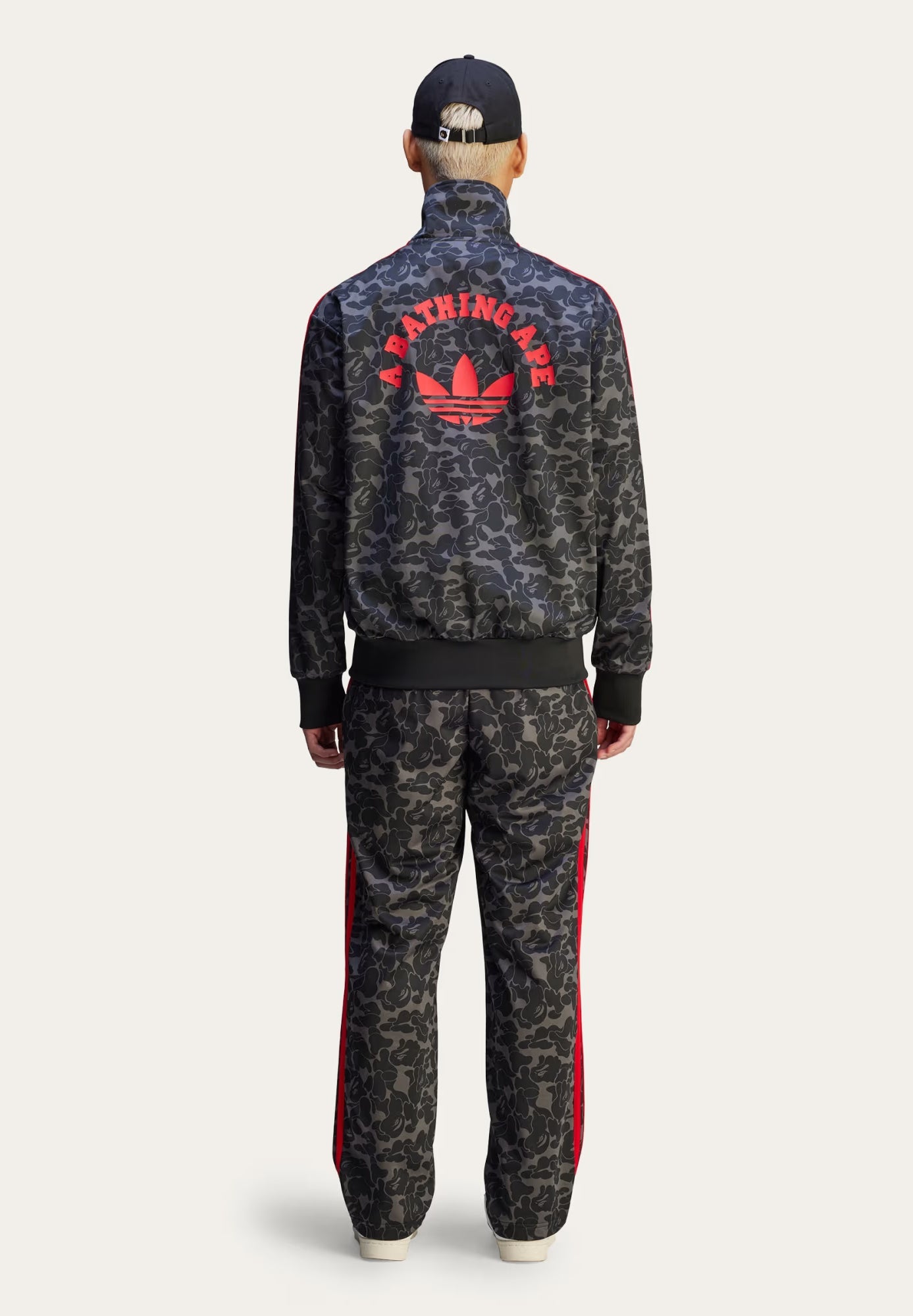 A BATHING APE BAPE x ADIDAS FIREBIRD TRACK TOP BLACK