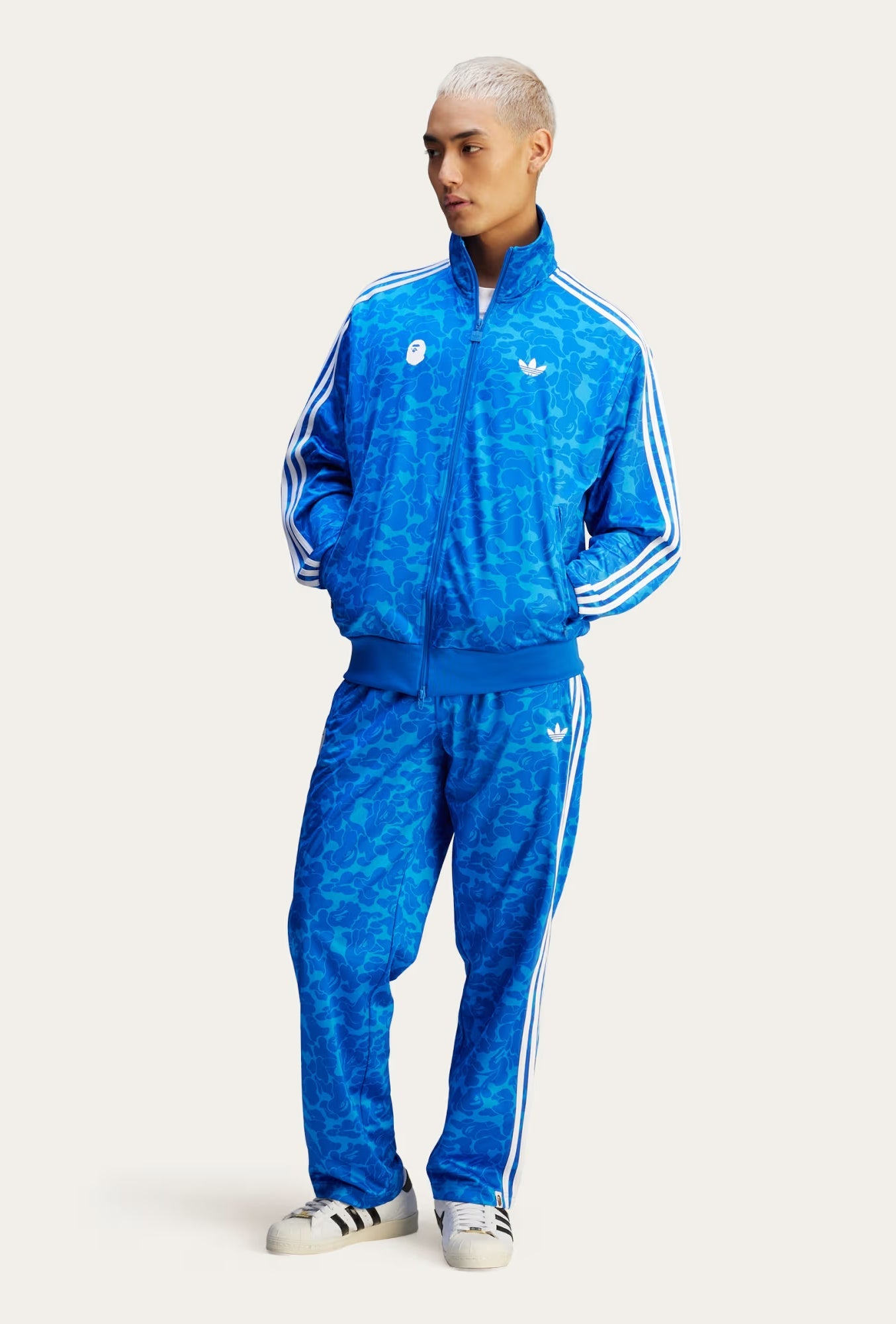 A BATHING APE BAPE x ADIDAS FIREBIRD TRACK TOP BLUE
