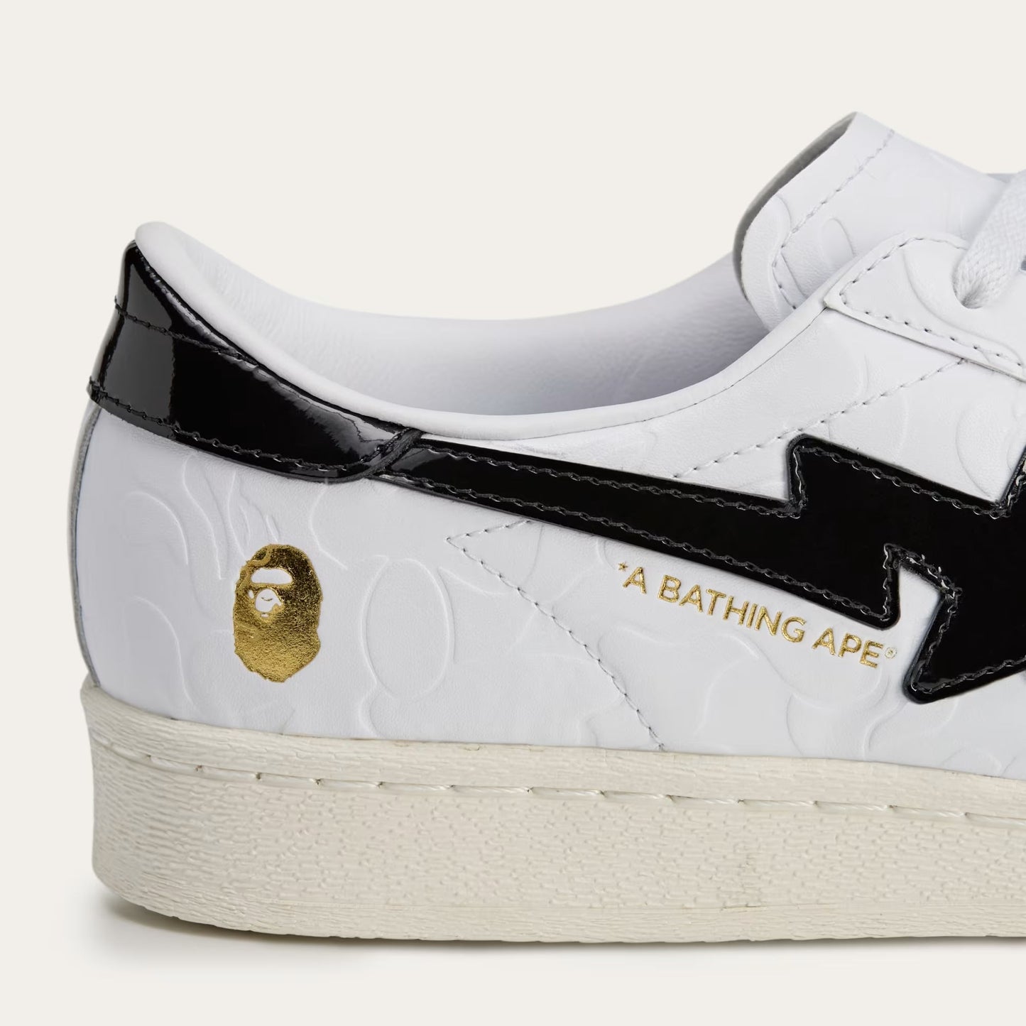 A BATHING APE BAPE X ADIDAS -SSRT WHITE