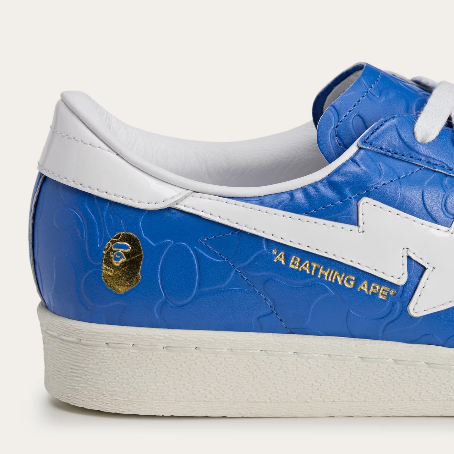 A BATHING APE BAPE X ADIDAS -SSRT BLUE