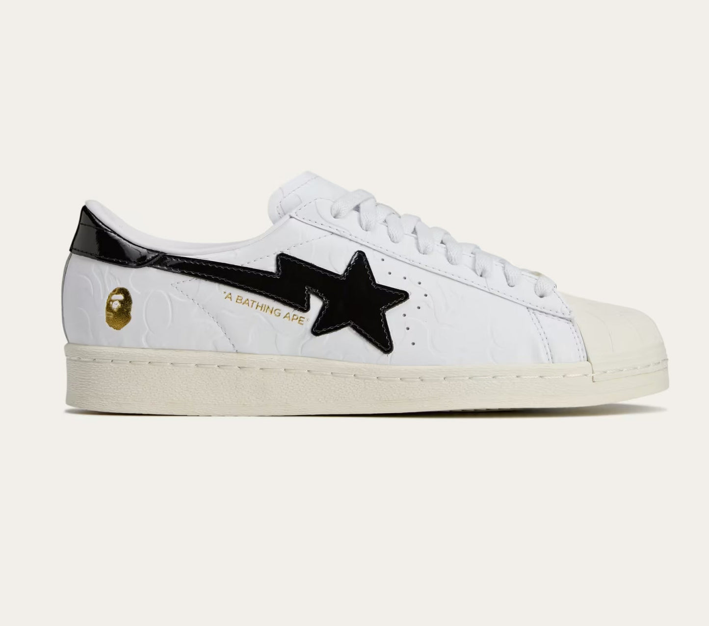A BATHING APE BAPE X ADIDAS -SSRT WHITE