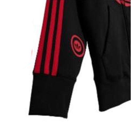 A BATHING APE BAPE x ADIDAS SHARK FULL ZIP HOODIE BLACK
