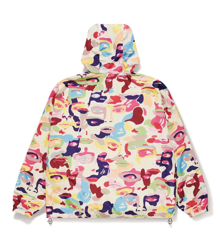 A BATHING APE BAPE x KIDSUPER CAMO LIGHT WEIGHT JACKET MULTI