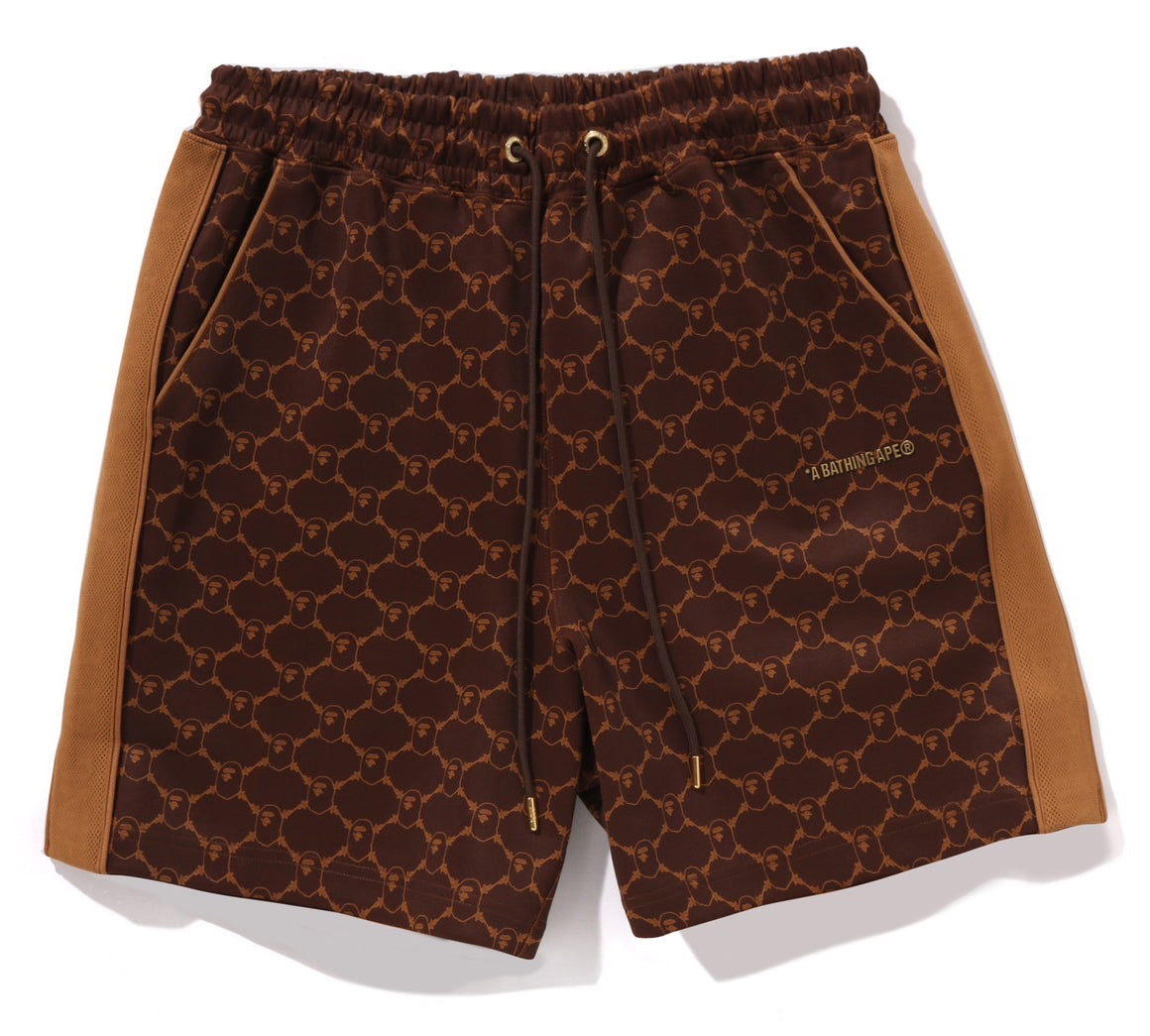 A BATHING APE BAPE COLLEGE MONOGRAM BABY MILO TEE BROWN