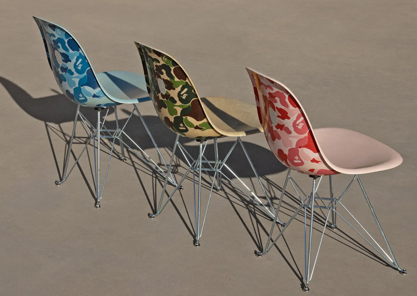 A BATHING APE BAPE X MODERNICA ABC CAMO SIDE SHELL EIFFEL BLUE