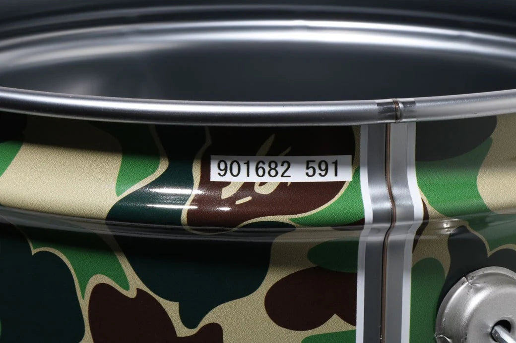 A BATHING APE BAPE ABC CAMO STEEL CAN STOOL GREEN