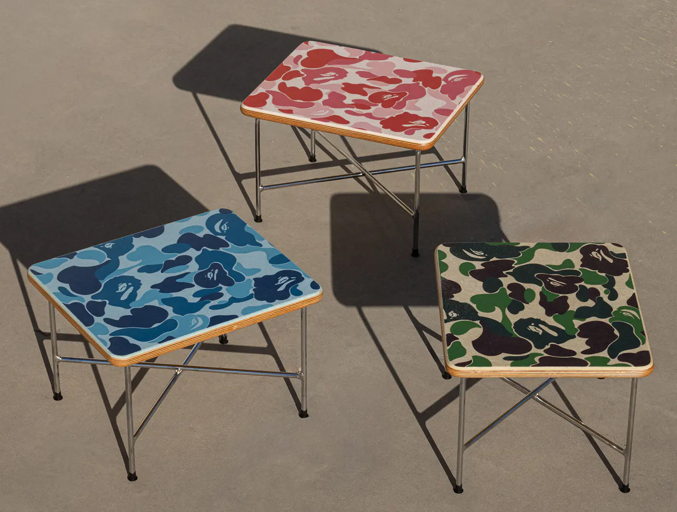 A BATHING APE BAPE X MODERNICA ABC CAMO AIKO BAPE TABLE PINK