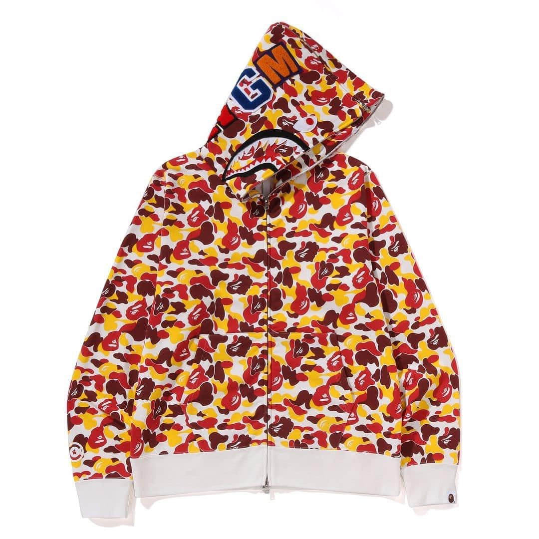 A BATHING APE BAPE CHINA LIMITED COLLECTION BAPE STORE BEIJING SEPARATE SHARK FULL ZIP HOODIE