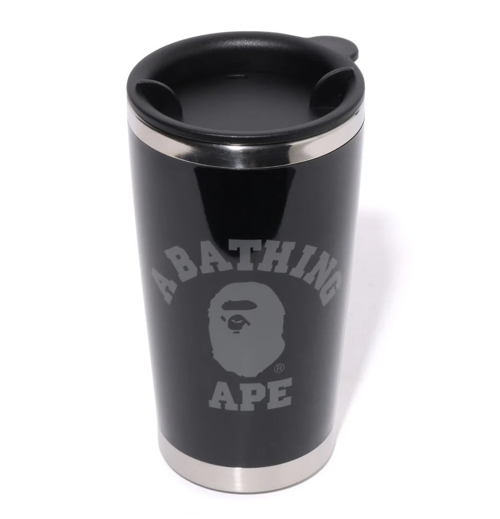 A BATHING APE BAPE STEEL TUMBLER BLACK