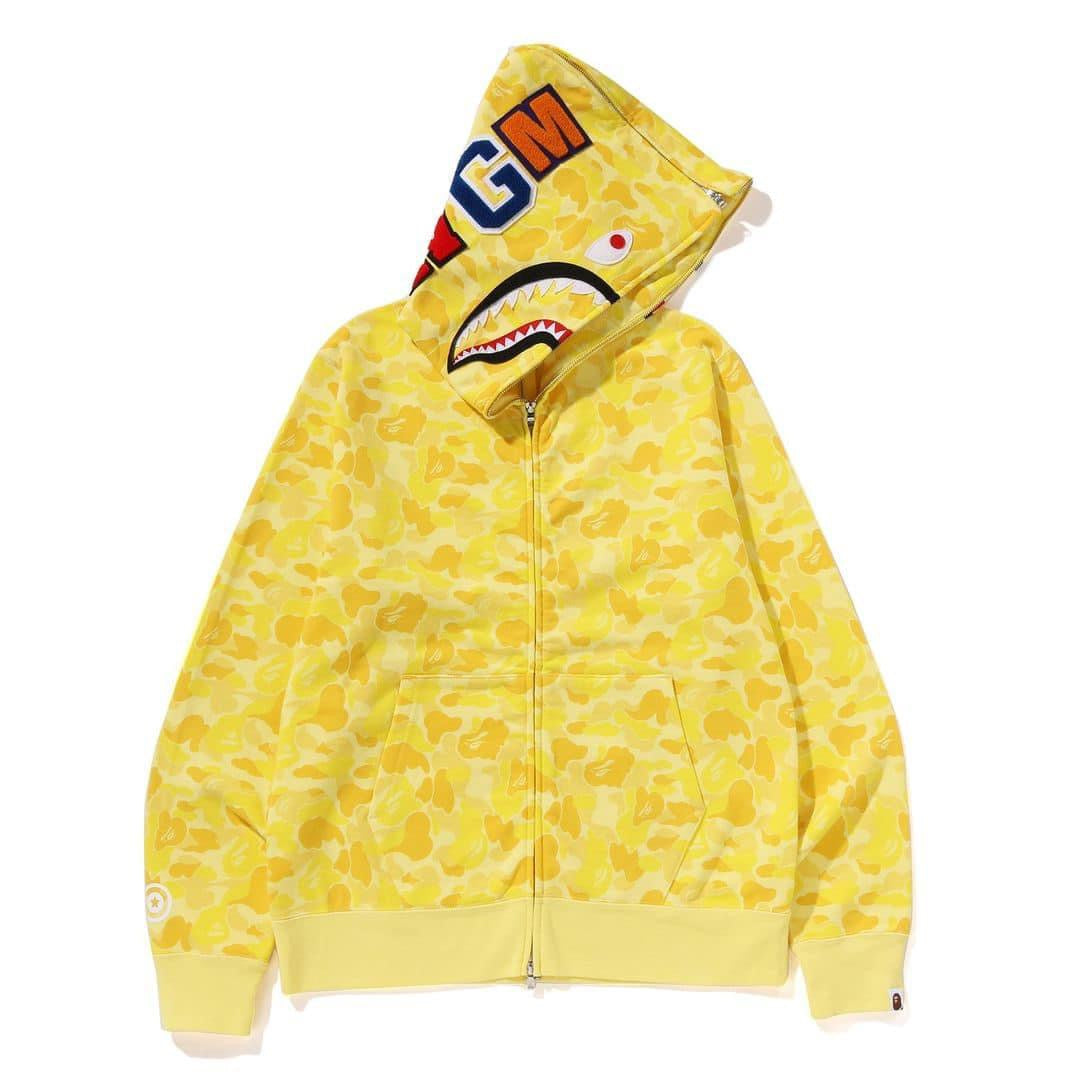 A BATHING APE BAPE JAPAN LIMITED COLLECTION BAPE STORE KIDS SEPARATE SHARK FULL ZIP HOODIE