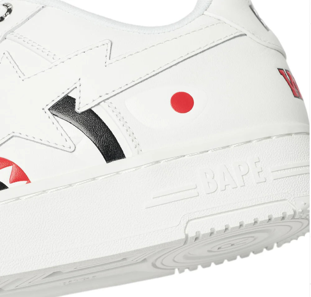 A BATHING APE BAPE STA SHARK WHITE