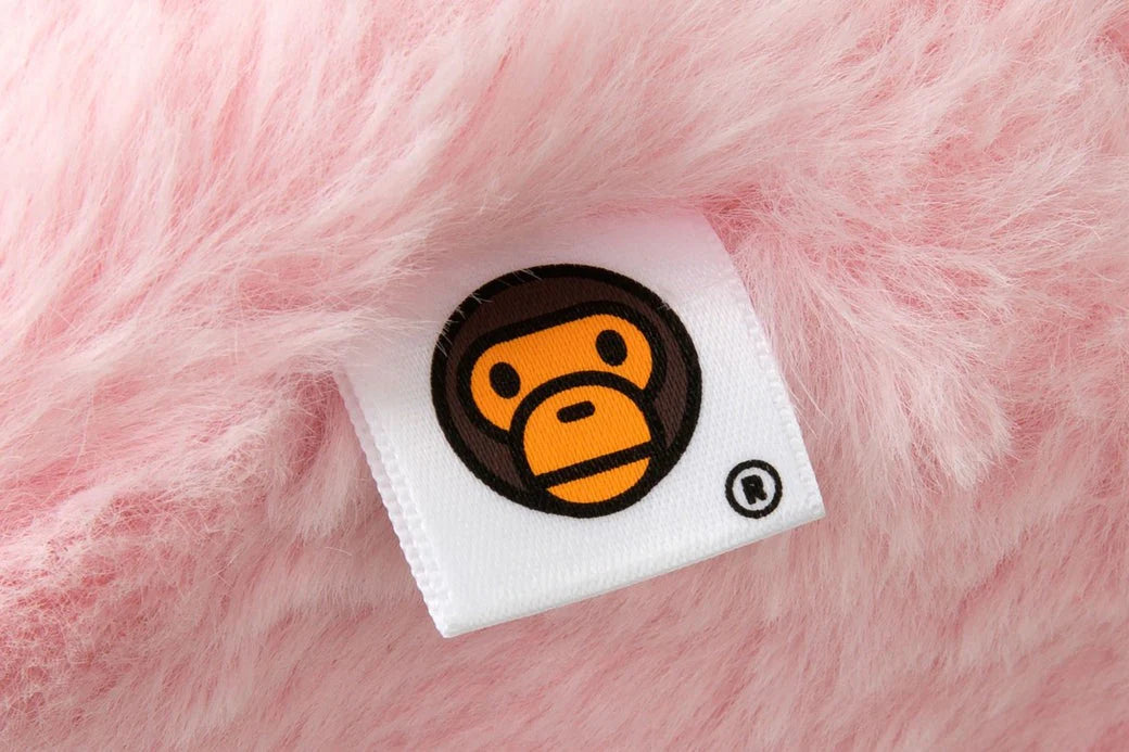 A BATHING APE BAPE BABY MILO STORE SHOULDER BAG PINK
