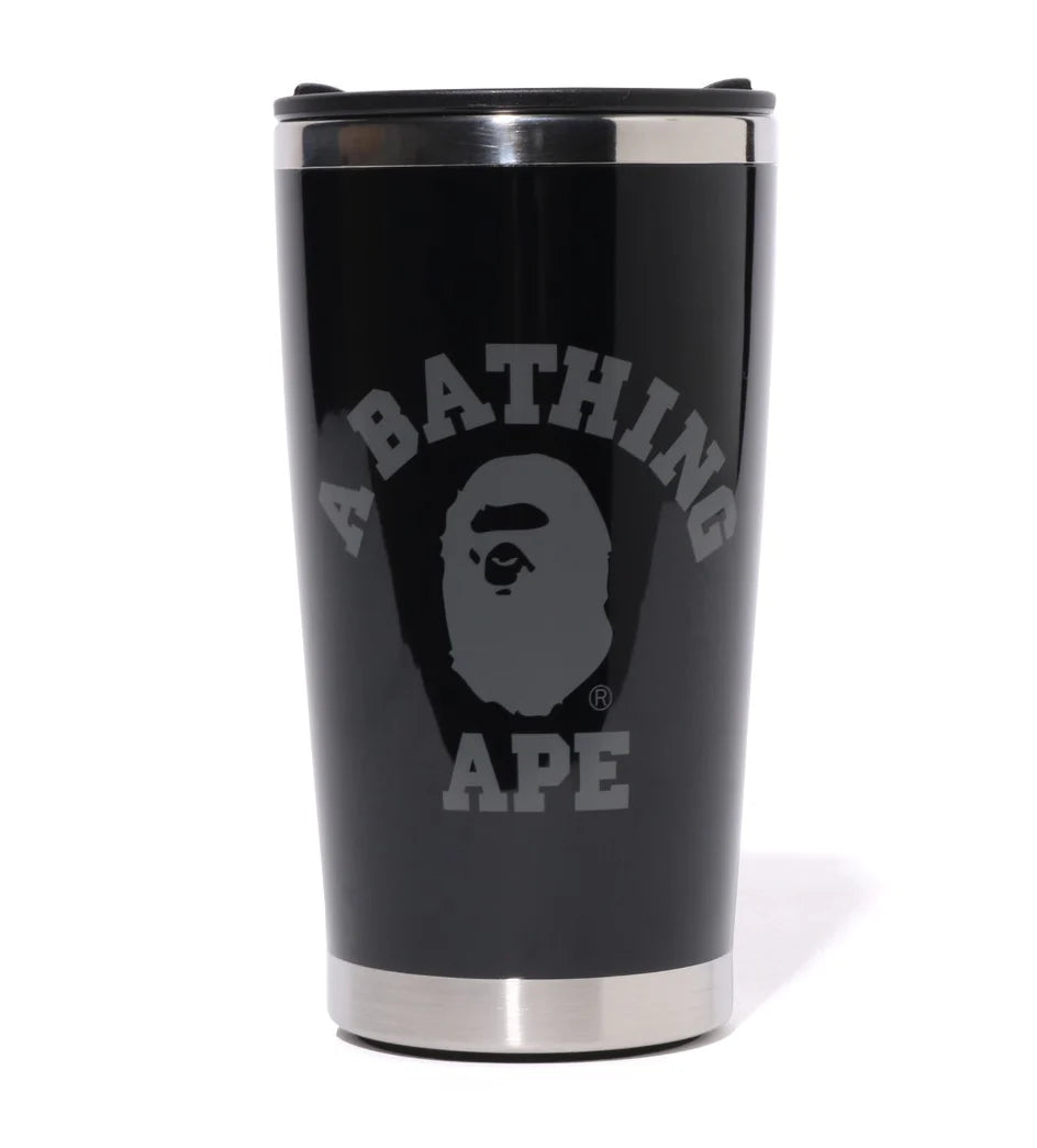 A BATHING APE BAPE STEEL TUMBLER BLACK