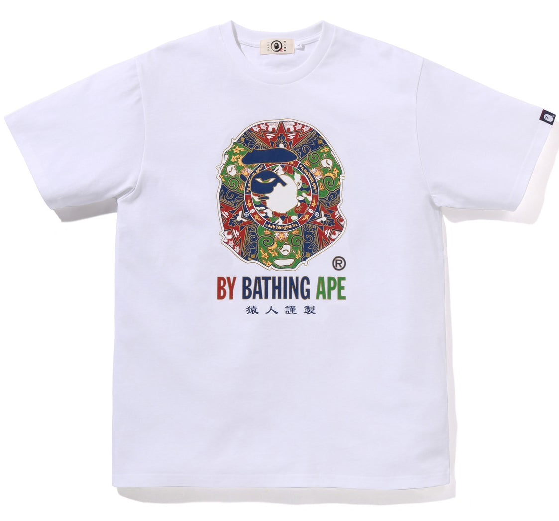 A BATHING APE BAPE JAPAN BY BATHING APE TEE WHITE