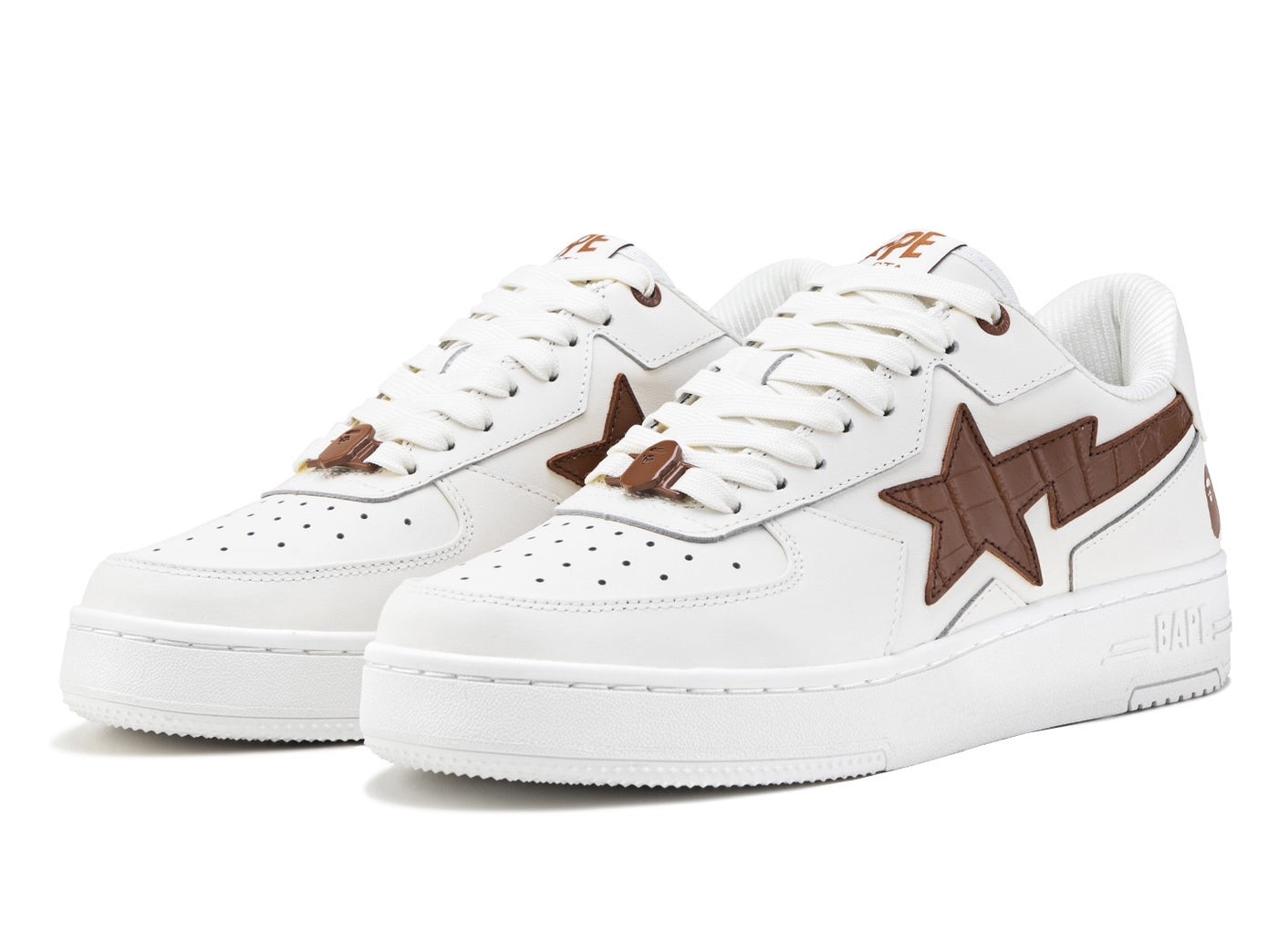 A BATHING APE BAPE STA ICON #1 BROWN