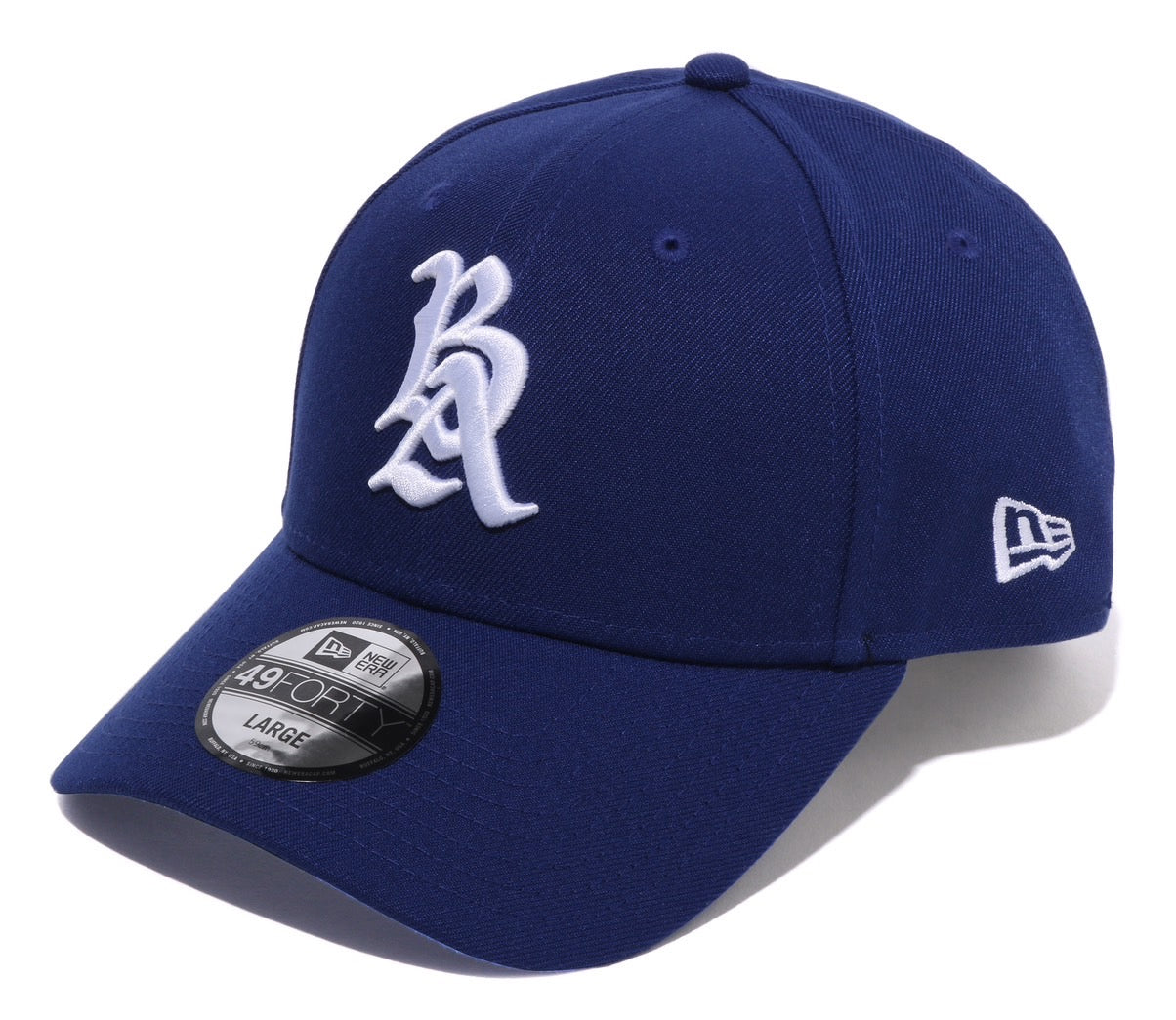 A BATHING APE BAPE BASEBALL LOGO NEW ERA 49FORTY CAP Navy
