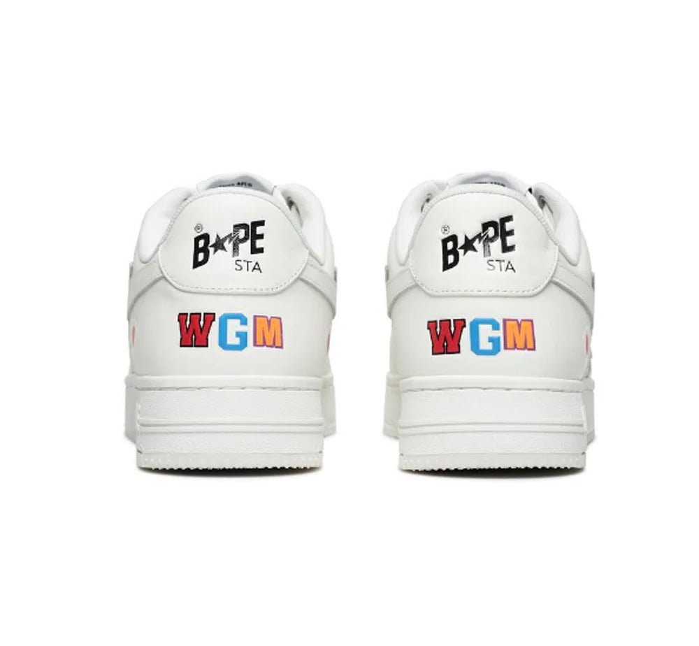 A BATHING APE BAPE STA SHARK WHITE