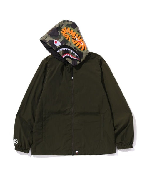 1ST CAMO SHARK HOODIE JACKET グリーン Detail