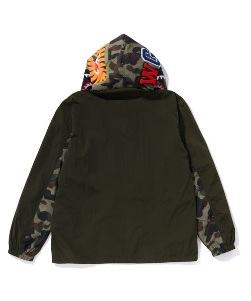 1ST CAMO SHARK HOODIE JACKET グリーン Detail
