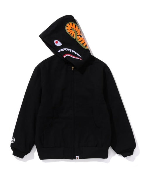 SHARK WORK HOODIE JACKET ブラック Detail