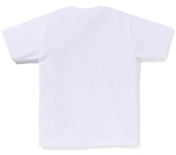 A BATHING APE BAPE APE PIRATE MILO ON APE HEAD TEE WHITE