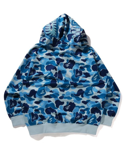 ABC CAMO POLYESTER RELAXED FIT SHARK FULL ZIP HOODIE ブルー Detail