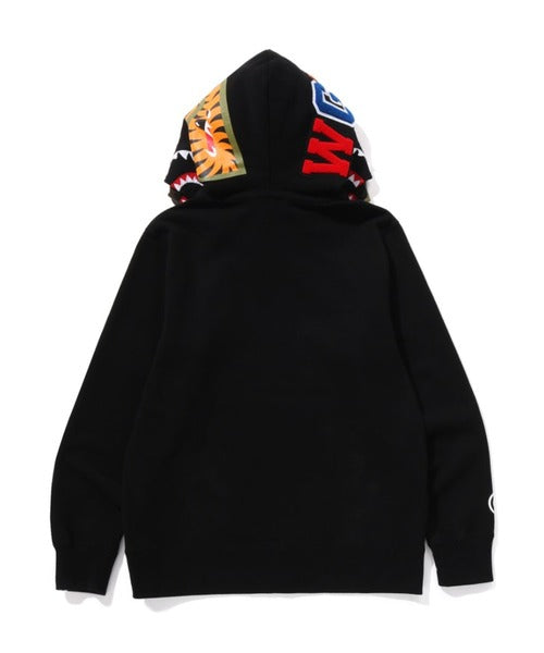 1ST CAMO SHARK FULL ZIP DOUBLE HOODIE ブラック Detail