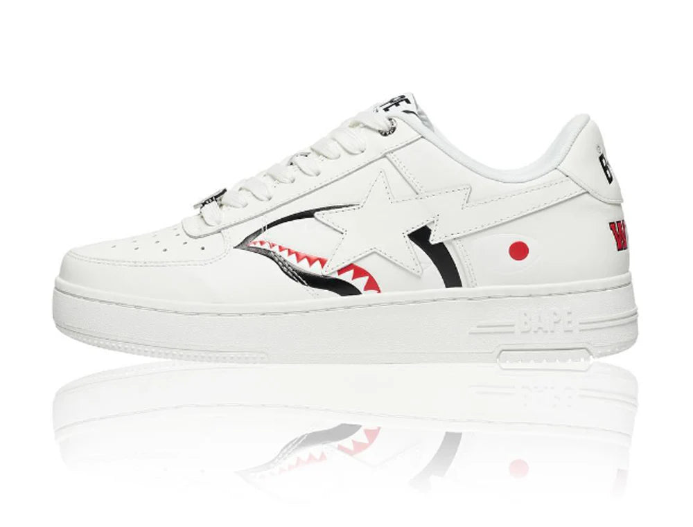 A BATHING APE BAPE STA SHARK WHITE