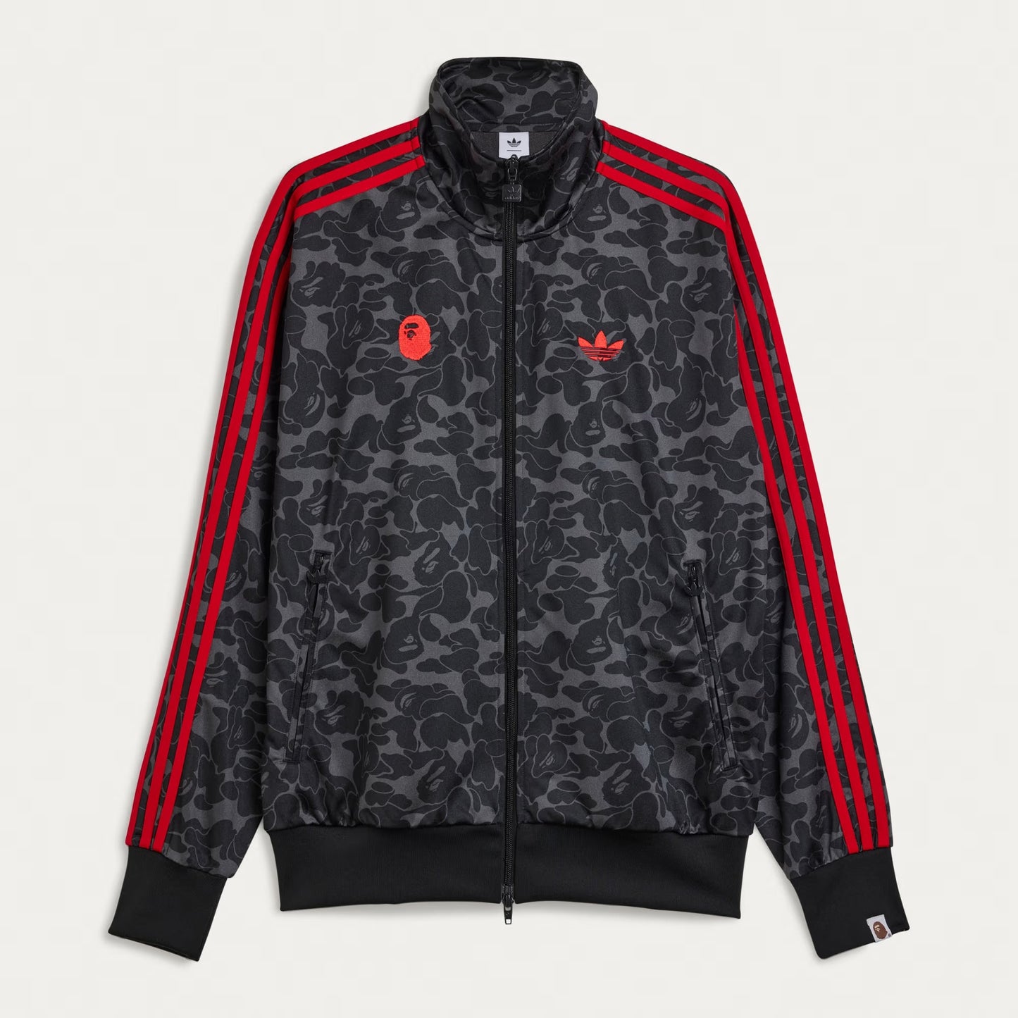 A BATHING APE BAPE x ADIDAS FIREBIRD TRACK TOP BLACK