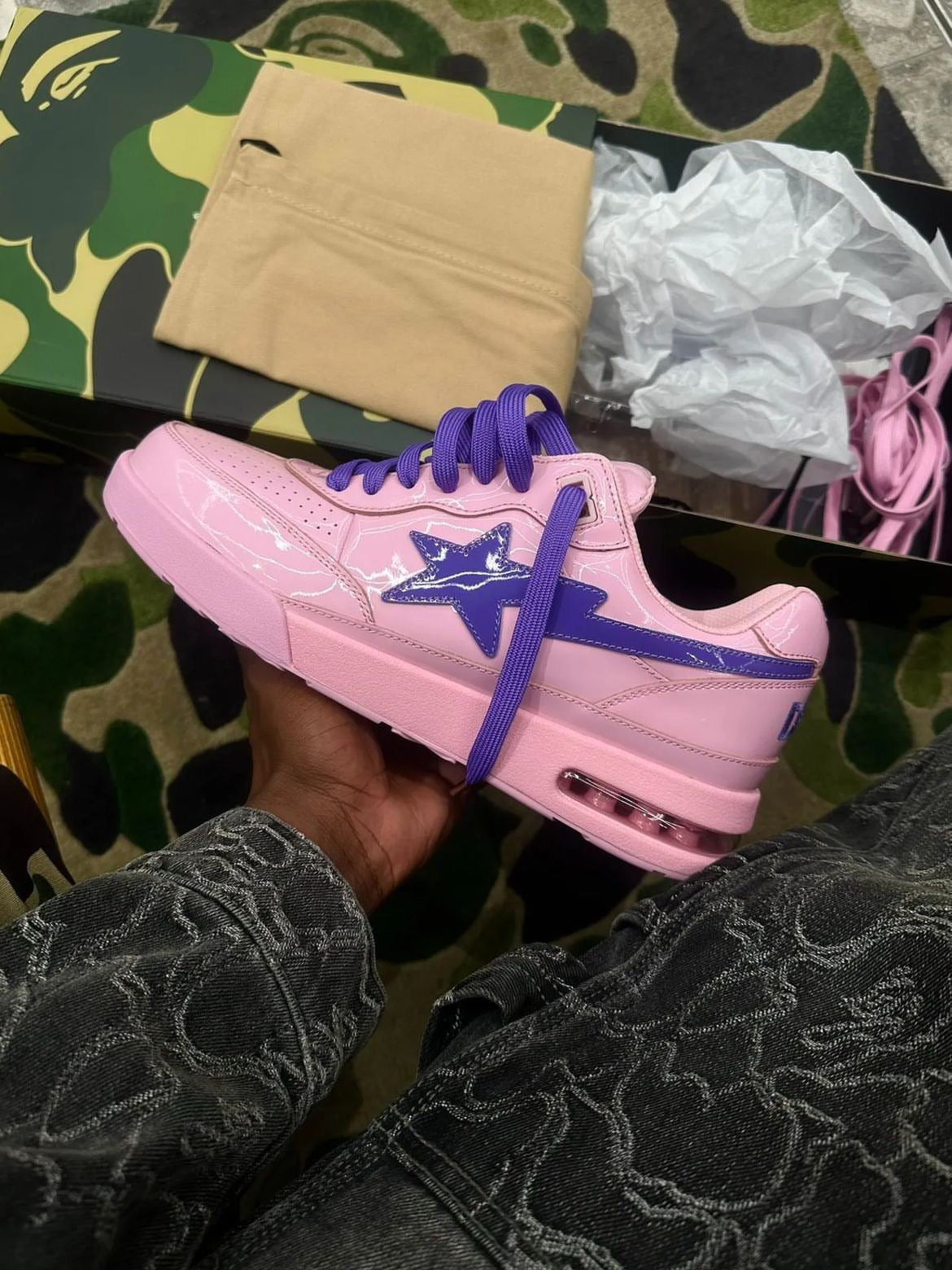 A BATHING APE BAPE CACTUS JACK DON TOLIVER ROAD STA