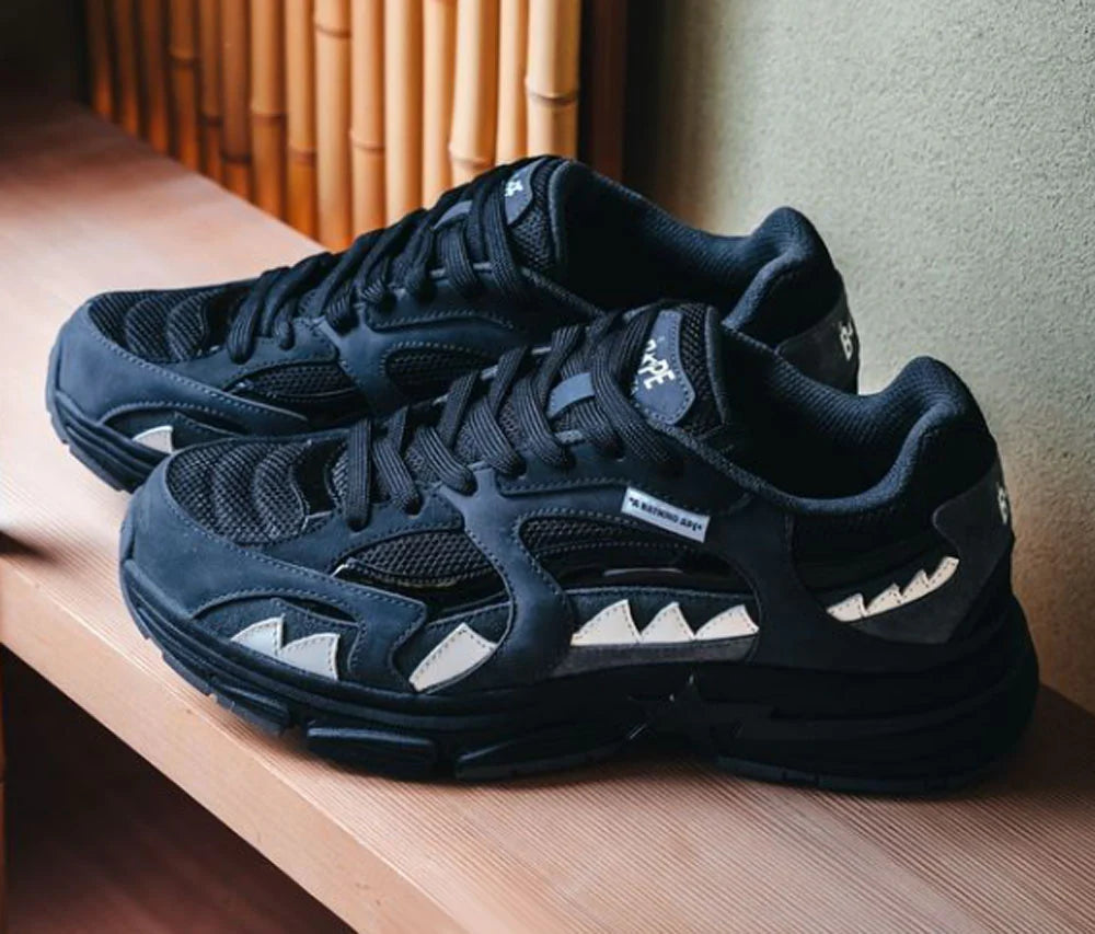 A BATHING APE BAPE SHARK STA BLACK