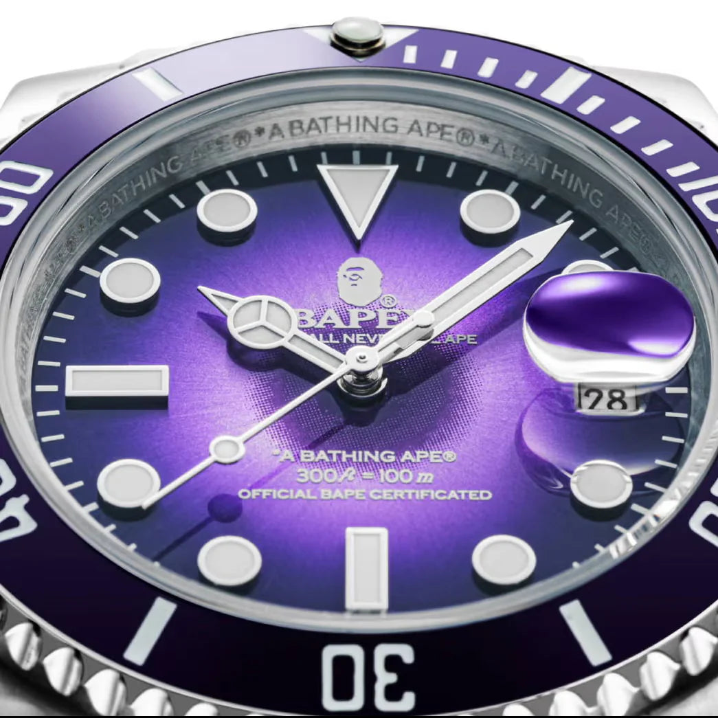 A BATHING APE BAPE TYPE 1 BAPEX PURPLE