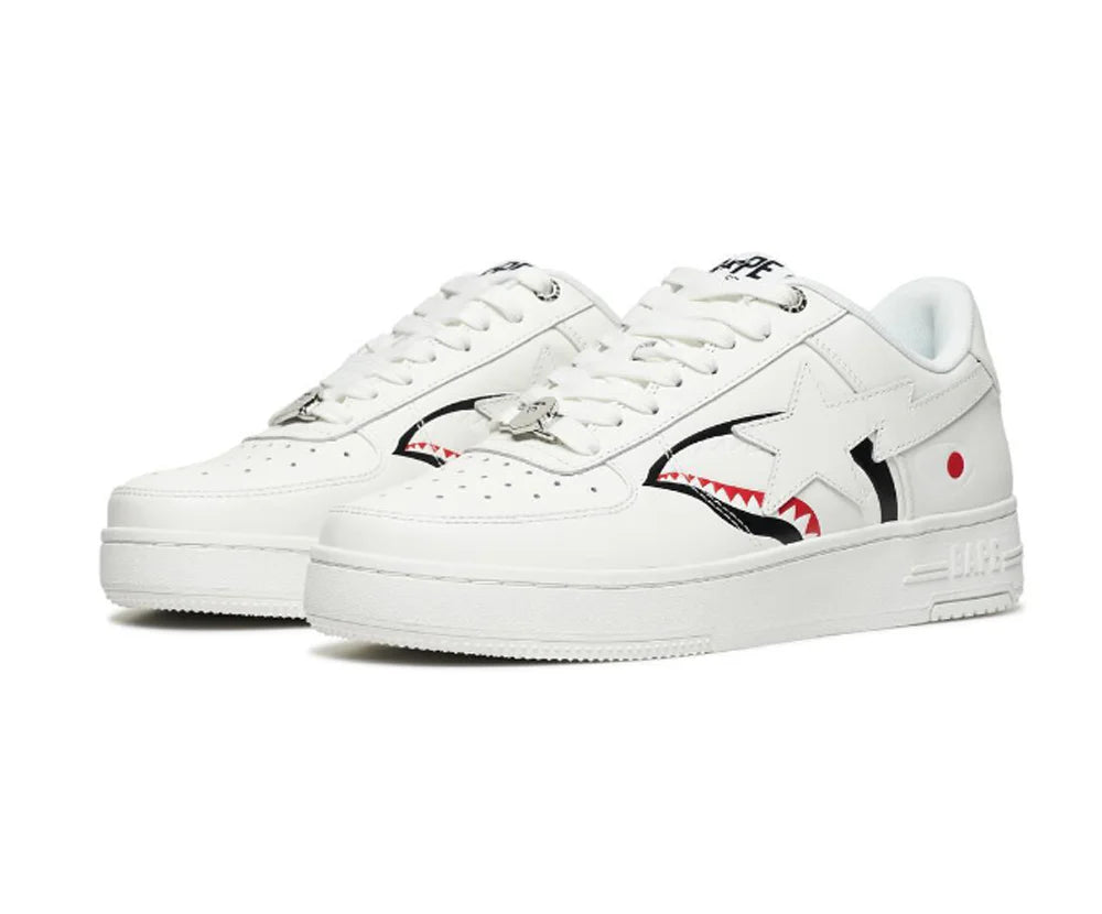 A BATHING APE BAPE STA SHARK WHITE