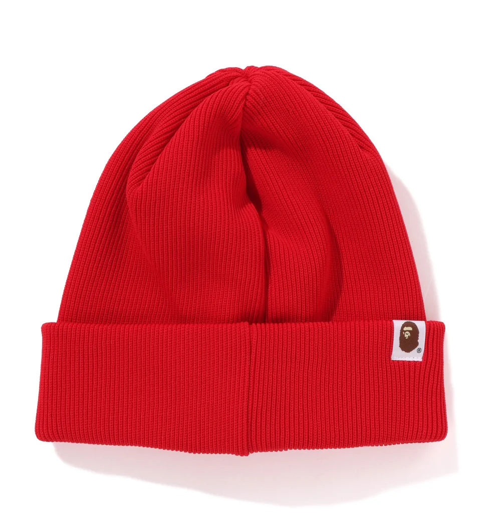 A BATHING APE BAPE LOGO KNIT CAP