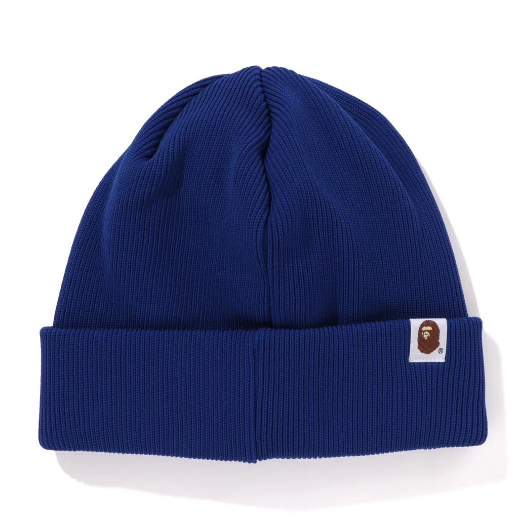 A BATHING APE BAPE LOGO KNIT CAP