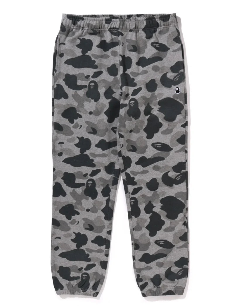 A BATHING APE BAPE HEATHER GRAY CAMO SWEAT PANTS