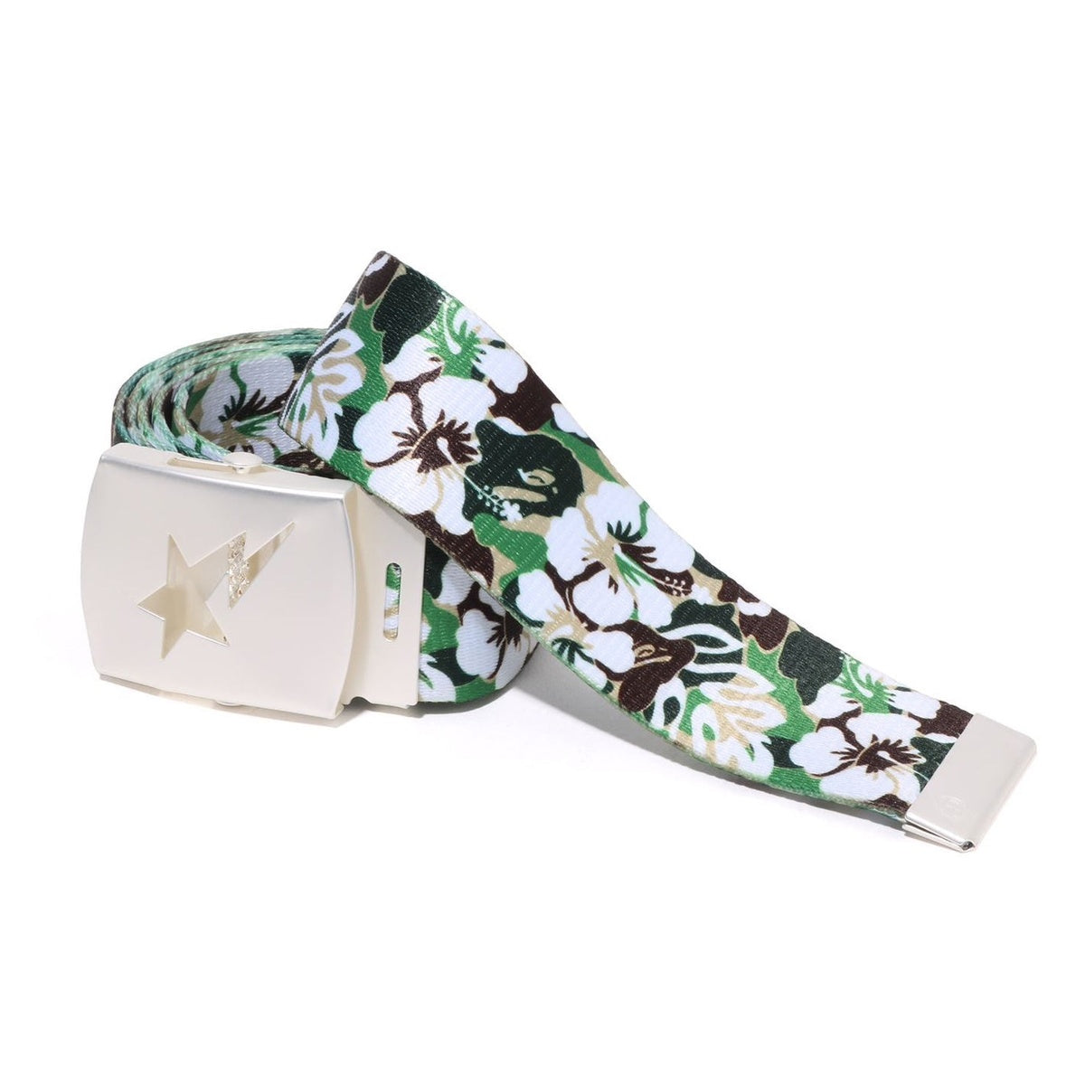 A BATHING APE BAPE ABC RESORT CAMO GI BELT GREEN