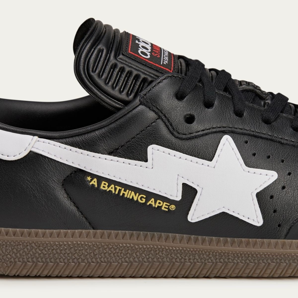 A BATHING APE BAPE ADIDAS - SAMBA BLACK