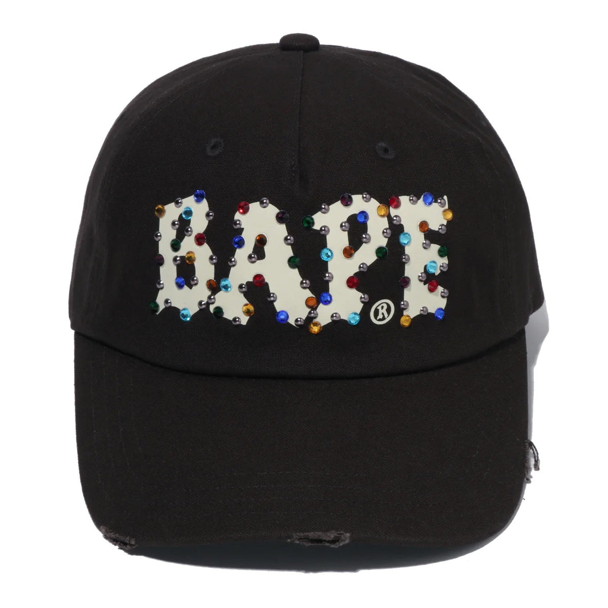 A BATHING APE BAPE COLOR STONE PANEL CAP BLACK