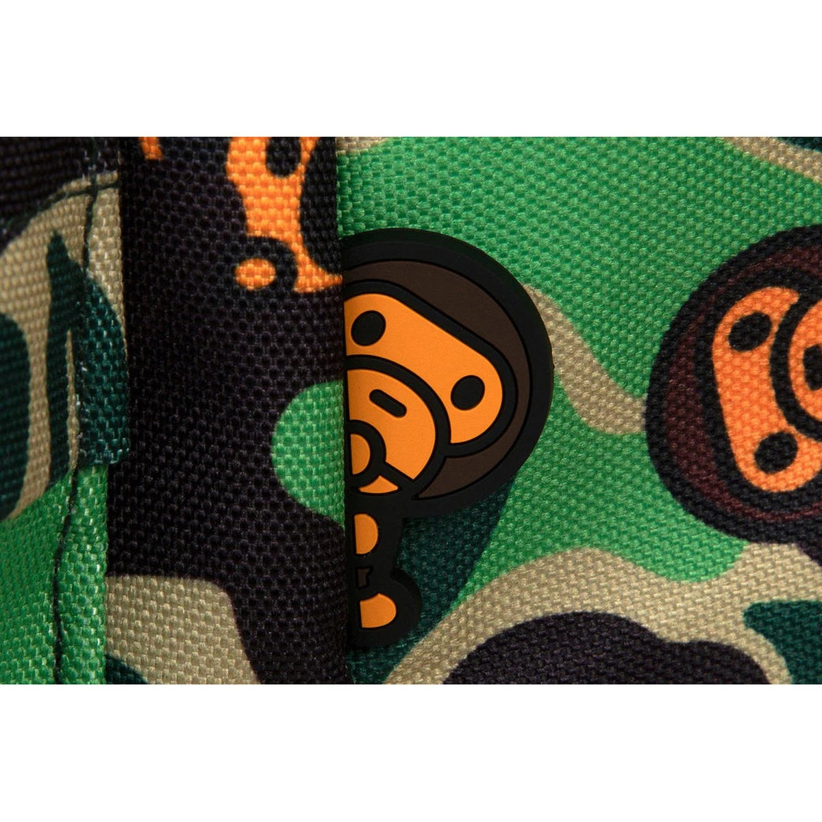 A BATHING APE BAPE BABY MILO STORE BABY MILO LARGE BACKPACK GREEN