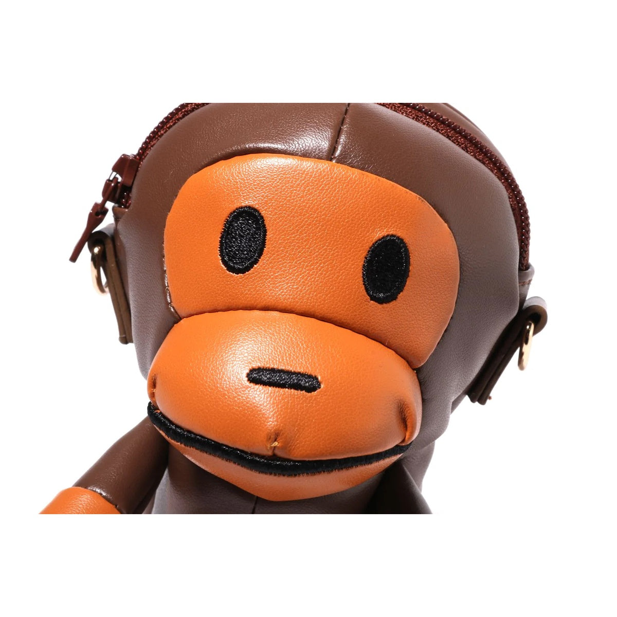 A BATHING APE BAPE Ladies' BABY MILO MINI SHOULDER BAG BROWN