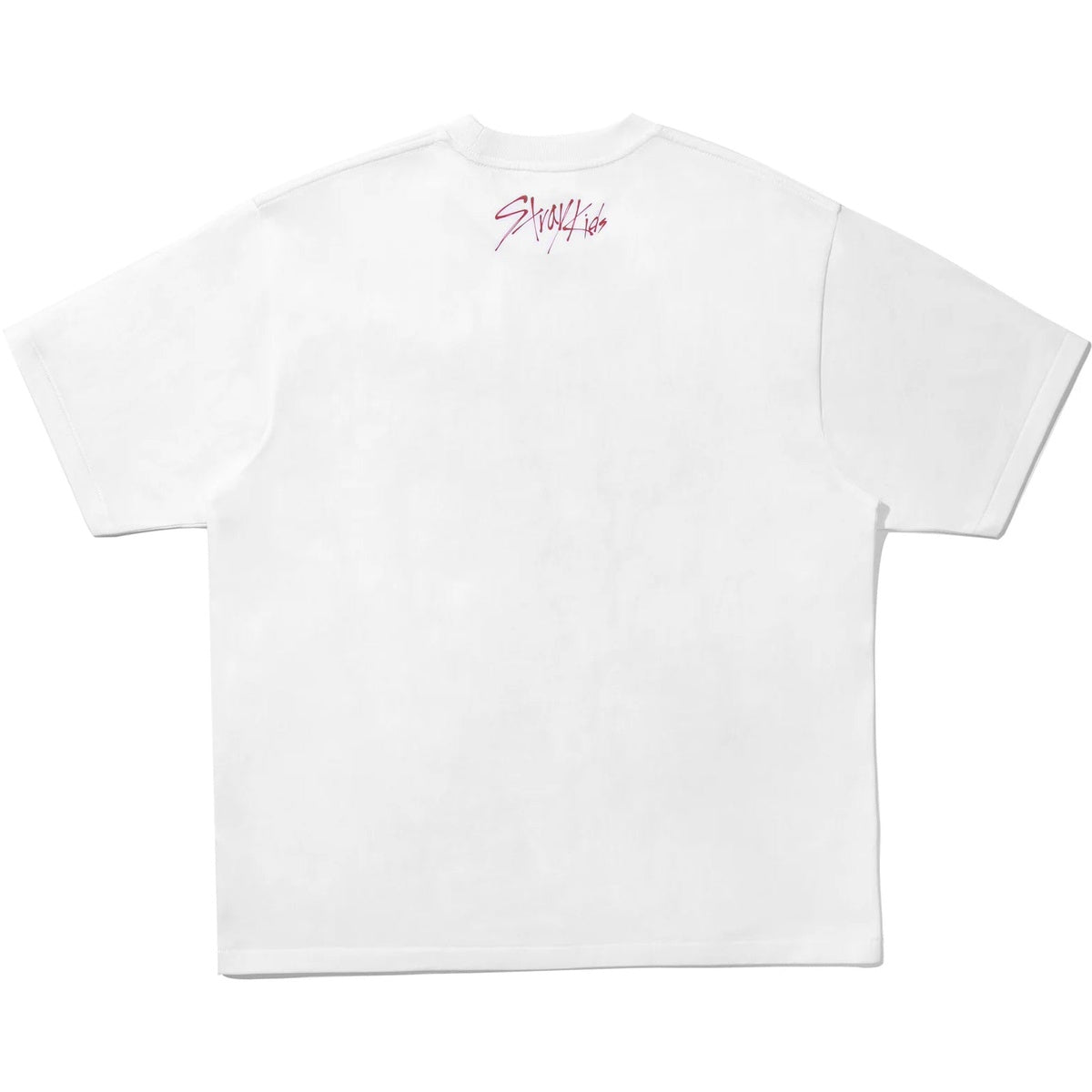 A BATHING APE BAPE STRAYKIDS PUPPYM COLLEGE TEE WHITE