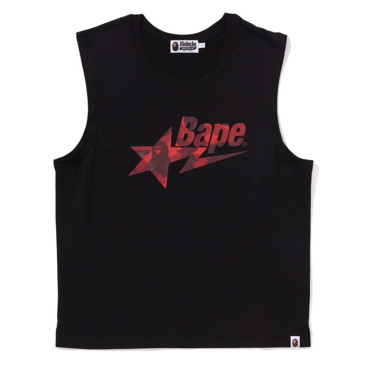 A BATHING APE COLOR CAMO BAPE STA TANK TOP BLACK