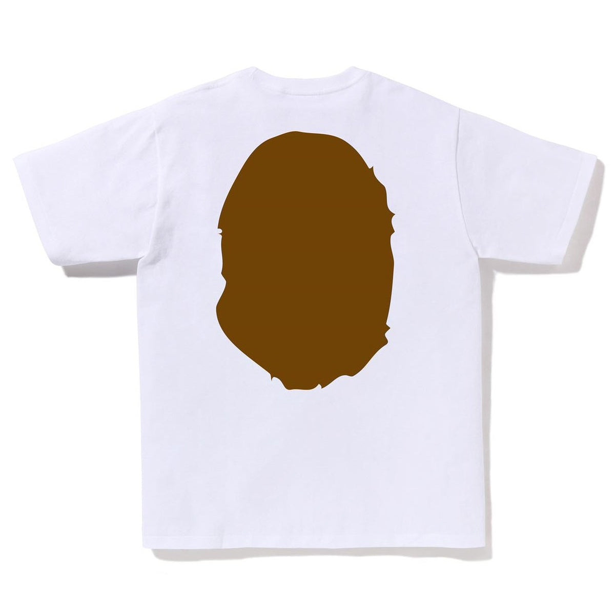 A BATHING APE BAPE BIG APE HEAD TEE WHITE