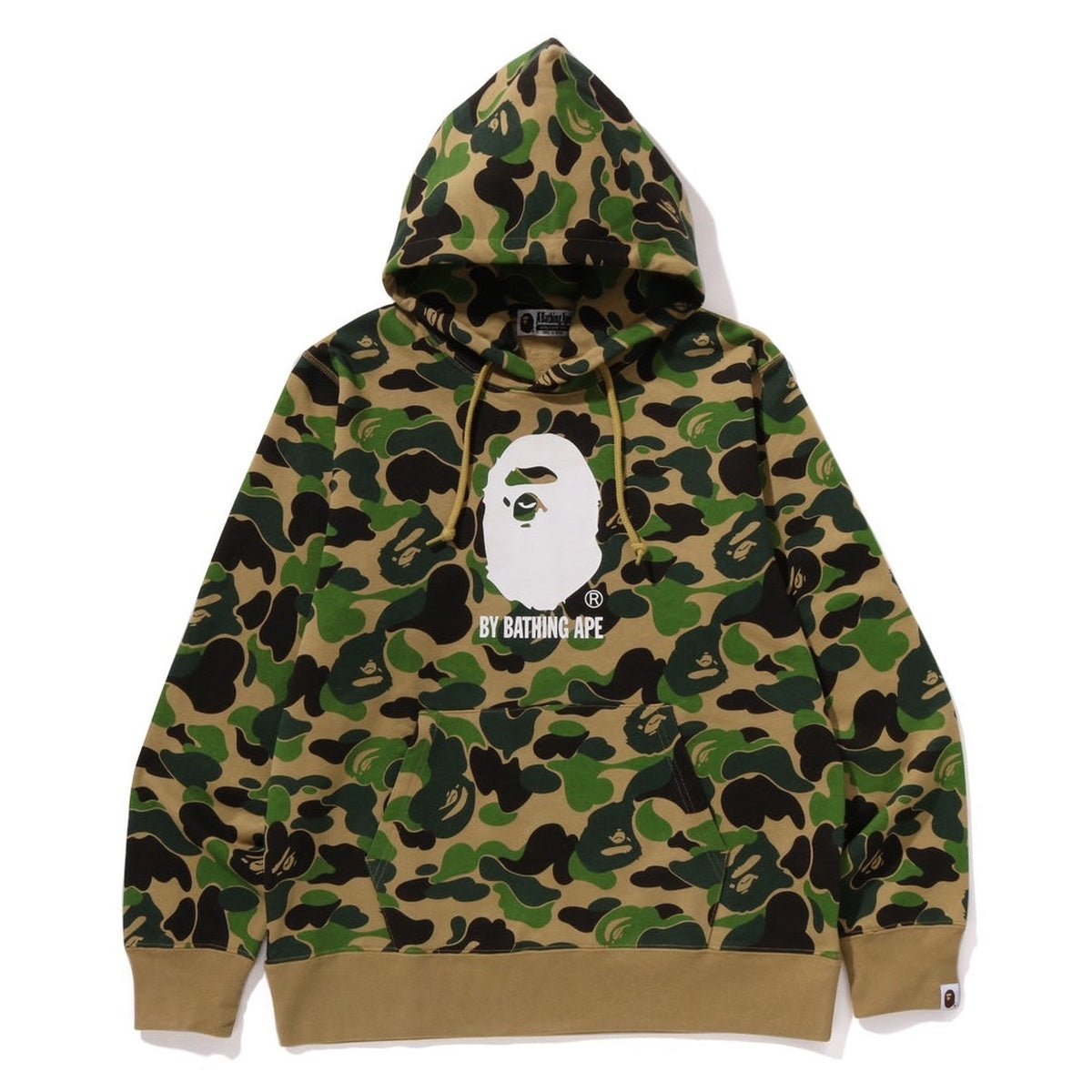 A BATHING APE BAPE ABC CAMO BY BATHING APE PULLOVER HOODIE GREEN