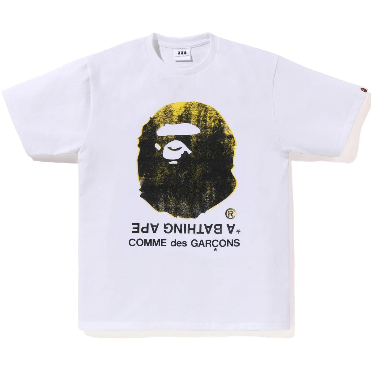 A BATHING APE BAPE COMME des GARCONS CDG OSAKA BIG APE HEAD TEE WHITE